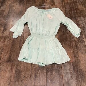 🌺Amanda Uprichard Mint Green Romper